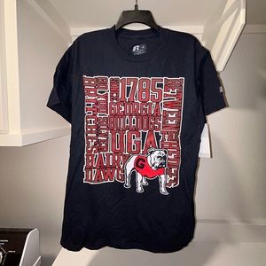 🐶🏟️ University of Georgia Bulldogs Storied History Marquee Grid Shirt 🏀🐶